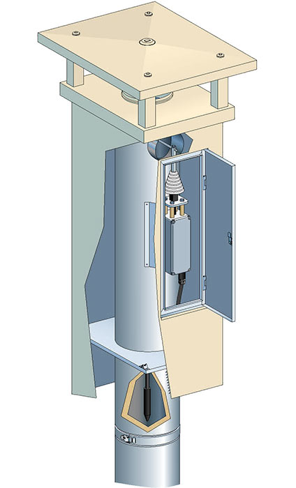 Feinstaubabscheidung für bestehende Feuerstätten am Schornsteinkopf