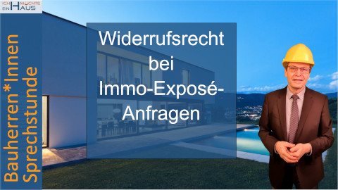 Widerrufsrecht bei Immo-Exposé-Anfragen